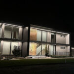 Project 14530 - exterior of the house at night